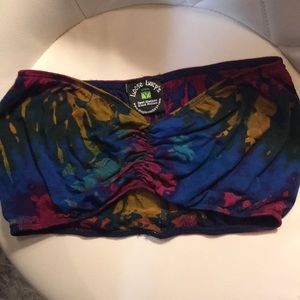Festival tie dye tube top